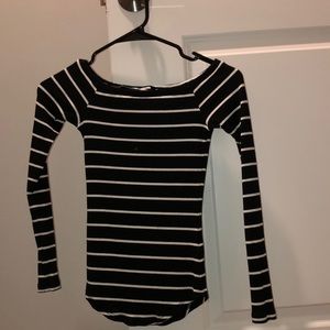 Tight Off The Shoulder Long Sleeve